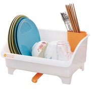日式沥水碗架碗碟滴水，架塑料角架厨房厨具可排水碗盆收纳置物架