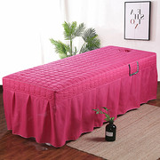 简约纯色美容床床罩单件理疗，床罩欧式加厚美容美体按摩床床罩