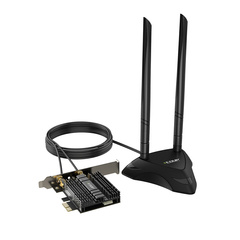 英特尔WiFi6 AX200双频 台式机PCI-E千兆无线网卡+蓝牙5.0适配器