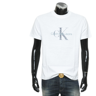 Calvin Klein Jeans CK 男士时尚休闲圆领短袖T恤 J30J327086