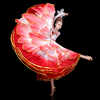 新疆舞蹈表演服装开场舞大摆裙演出服女大气维吾族鲜花变色长裙