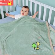 婴儿毛毯小被子儿童幼儿园，午睡春秋薄款小毯子，宝宝珊瑚绒夏季盖毯