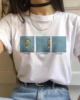 外贸潮款女士t恤vangogh创意梵高t恤短袖青少年学生体恤衫