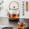 提梁壶玻璃茶壶大容量烧水壶泡茶壶家用煮茶壶蒸茶陶炉茶具套装