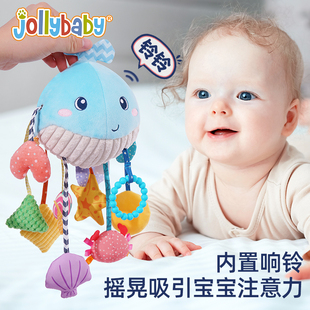抽抽乐手指精细玩具，宝宝0-1岁抓握训练婴儿车玩具，挂件摇铃拉拉乐