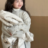 女童毛衣冬季2023女大童套头上衣加厚麻花线衣儿童洋气针织衫