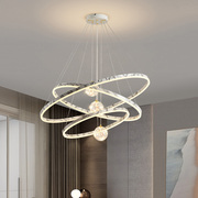 简约现代客厅吊灯2023圆环设计师大理石，纹路北欧满天星餐厅灯