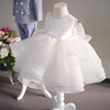 儿童礼服公主裙蓬蓬纱，小花童婚礼，生日主持钢琴演出洋气高定白纱裙