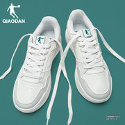 乔丹板鞋男鞋，夏季2024小白鞋子，皮面休闲运动鞋