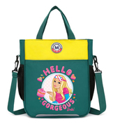 芭比公主女孩手提包小学女生补习袋，可爱芭比娃娃斜挎包barbie书包