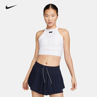 nike耐克网球服女子大阪网球运动背心短款紧身吊带DM2168