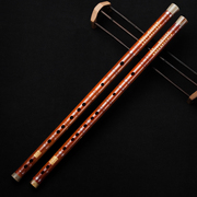 子雪华珍乐笛f子，竹笛品器专业演奏级横笛成人gf调苦竹笛董学