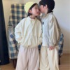 韩系童装2024春季兄妹装男女童，儿童外套绣花轻薄防晒夹克休闲