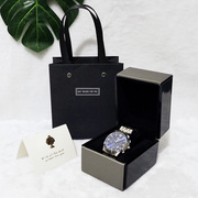 新年高档PU皮手表盒收纳机械腕表盒男女士礼物包装单只手环首饰盒