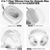 适用苹果airpodsmax头戴蓝牙耳机保护壳，透明tpu硅胶保护套tpu软壳包airpodsmax耳梁套apm耳机套横梁防尘垫