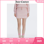 Juicy Couture橘滋短裙女春季美式套装休闲包臀A字针织半裙