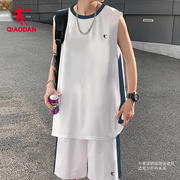 中国乔丹篮球服男夏季套装透气宽松运动队服球服运动服印号印字男