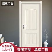 零度无漆免漆生态门强化门出租工程简装套装门卧室门钢木门室内门