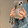 宝石支架水钻镜面适用于苹果x手机壳xr小众高级xsmax新潮iphone7创意，i8plus补妆镜6p手链条se2奢华5代4s时尚