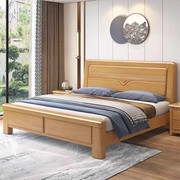 定制中式全实木床双人床主卧大床经济型18米现代简约高箱储物单人