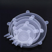 食品级硅胶保鲜盖万能碗盖密封透明盖子家用圆形，通用蛙胶保险鲜膜