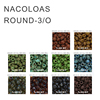 NICOLAS 进口欧洲色系列同毕加索系列 5.5mm圆米珠 复古油画效果