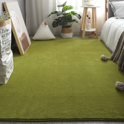 卧室轻奢隔音地毯短毛儿童房大面积满铺床边毯幼儿园绿色玩具地垫