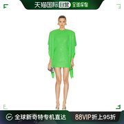 香港直邮潮奢davidkoma女士水晶长衫迷你连衣裙pf23dk61d