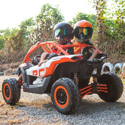 越野儿童电动车四轮亲子，玩具车可坐大人双人，座宝宝遥控汽车