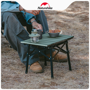 挪客方简铝合金折叠桌户外露营便携式野餐烧烤桌徒步轻量化小桌子