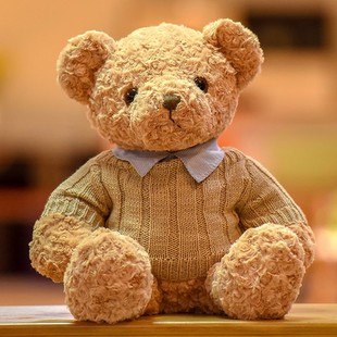 可爱小熊玩偶布娃娃泰迪熊毛绒玩具大号睡觉抱枕送女孩子生日礼物