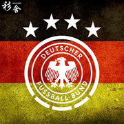 德国国家队日耳曼战车足球迷假两件连帽卫衣男女带帽子外套可定制