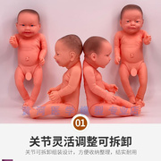 塑胶娃娃新生婴儿家政护s理，月嫂培训婴儿护理幼儿，洗澡可抚触52c