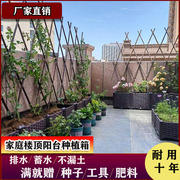楼顶阳台种菜盆家庭，特大塑料花盆长方形蔬菜，种植箱专用花箱花槽