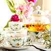 水果茶壶套装家用花茶杯茶具套装陶瓷蜡烛加热煮花草下午茶杯欧式