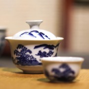整套功夫茶具景德镇家用中式青花瓷复古陶瓷茶杯茶壶茶盘套装