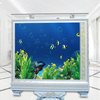 欧式相框屏风隔断吧台落地大型客厅家用生态鱼缸水族箱1.2米1.5米