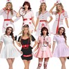 万圣节服装cosplay舞台演出服连衣裙护士角色舞台扮演演出服