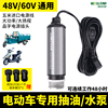 电动抽油泵加油泵抽油神器电动车载柴，油泵抽油水器48v60v品便携式