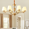 美式客厅吊灯法式中古餐厅，卧室吸顶轻奢现代简约欧式复古全铜灯具