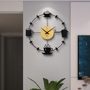 创意挂钟客厅艺术个性网红挂墙钟表约装饰抽象家用客厅时钟