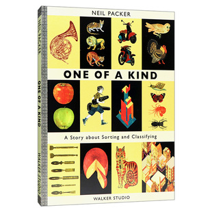 英文原版绘本oneofakind同一类一个关于收纳和归类的故事2021博洛尼亚童书奖趣味彩图精装绘本英文版进口英语原版书籍