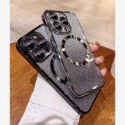 自带镜头膜适用于iPhone14 13 12 Pro Max Bling Case手机壳渐变闪粉磁吸苹果13全包硬套Hard Magnetic Cover