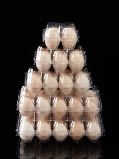 土鸡蛋包装盒装鸡蛋托塑料透明一次性10枚30枚鸡蛋礼盒咸鸭蛋托