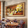 纯手绘油画欧式客厅，装饰画横版静物水果，玄关壁画酒店别墅餐厅挂画