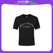 韩国直邮JUICY COUTURE23FW短袖T恤女VEJB70018WCOBlack