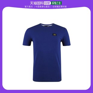 香港直邮Love Moschino 宝石蓝色圆领T恤 M473182