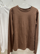 客供高质棉不一样的质感，简约不简单小众设计款t恤女秋打底衫纯色