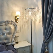 奢华立式k9现代客厅遥控调光LED浪漫卧室直播间高级感水晶落地灯