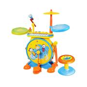 宝丽玩具儿童架子鼓初学者，宝宝电子琴爵士鼓，乐器生日礼物3-6岁